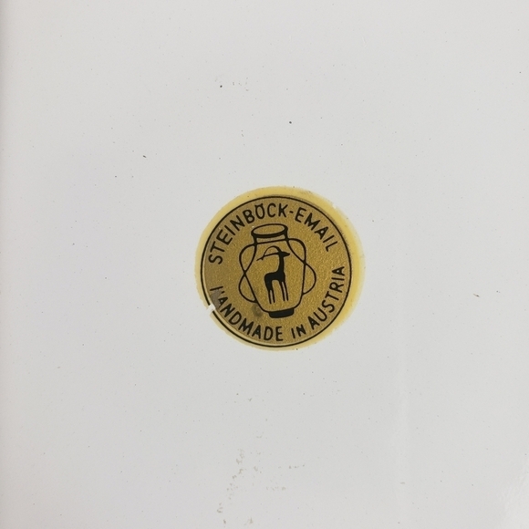 Vintage Steinbock- Email Handmade Austria Enamel Trinket Tray - Picture 3 of 6